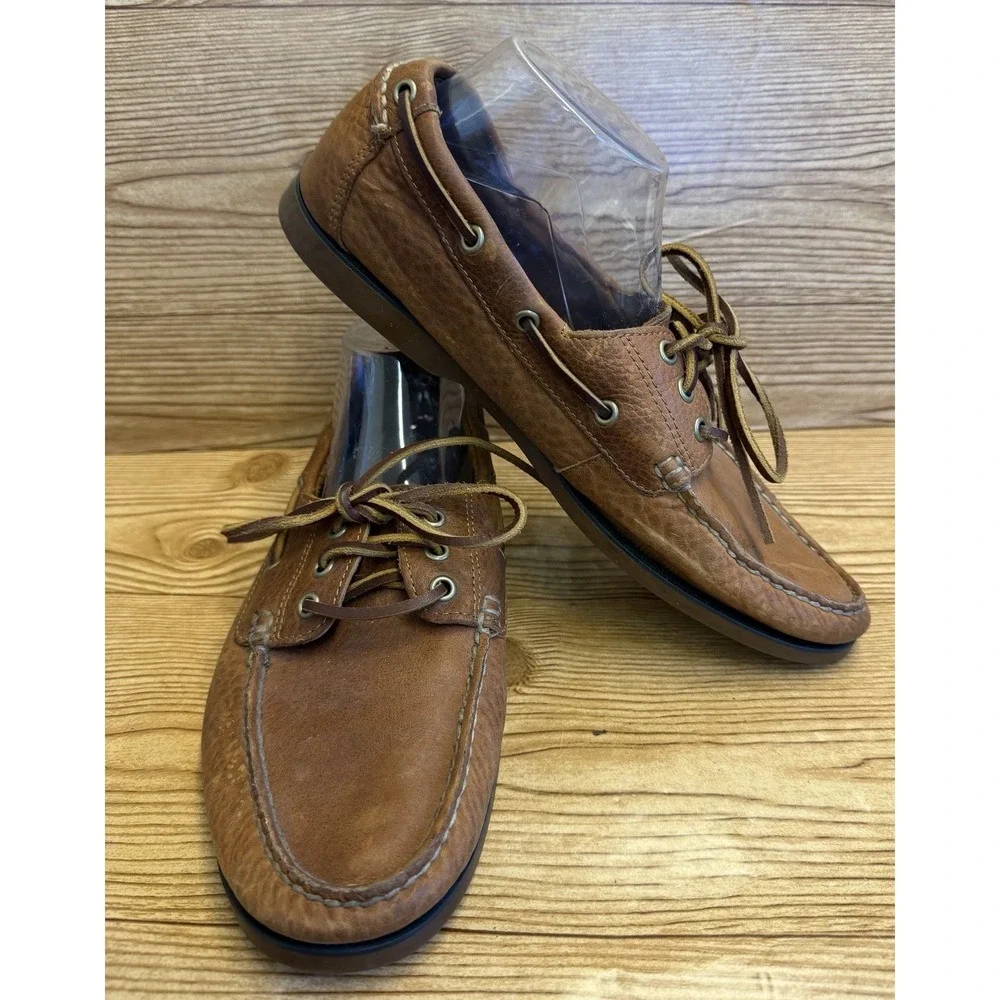 Polo‎ Ralph Lauren Bienne Boat Shoes Mens 11 D Loafers Preppy Old Money